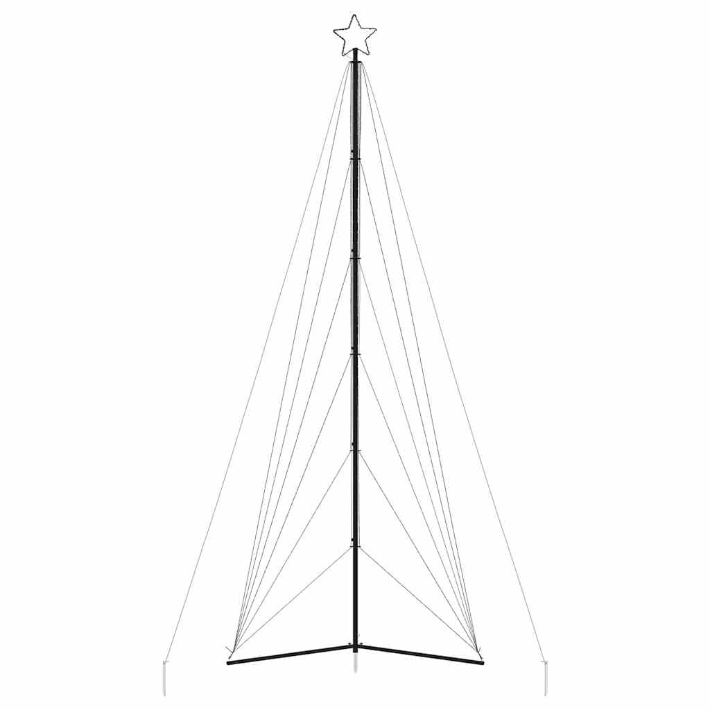 LED Kalėdų eglutė 861 LEDs Šilta Balta 478 cm