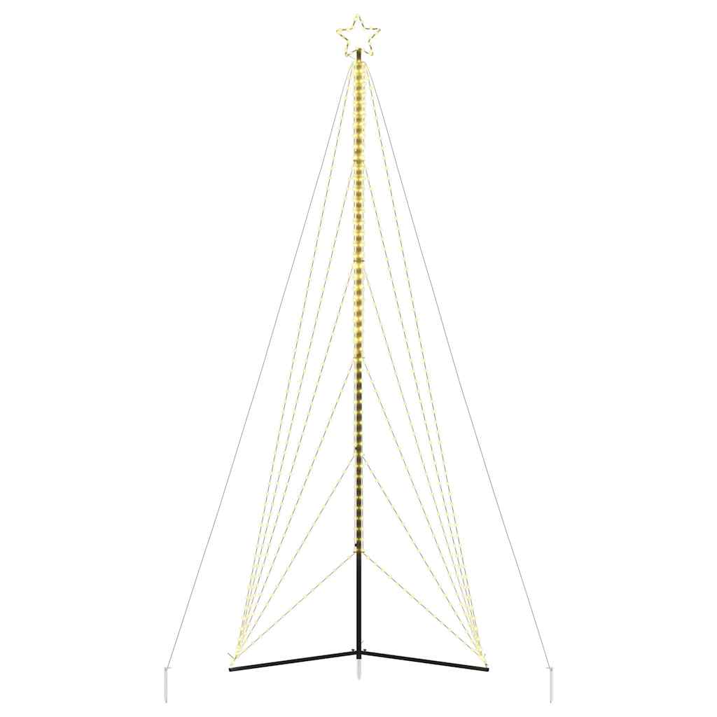 LED Kalėdų eglutė 861 LEDs Šilta Balta 478 cm