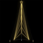 LED Kalėdų eglutė 861 LEDs Šilta Balta 478 cm