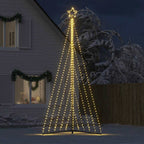 LED Kalėdų eglutė 570 LEDs Šilta Balta 399 cm