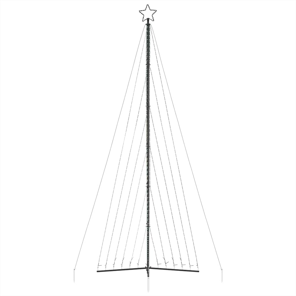 LED Kalėdų eglutė 789 LEDs Šilta Balta 476 cm