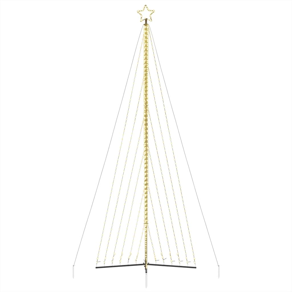 LED Kalėdų eglutė 789 LEDs Šilta Balta 476 cm