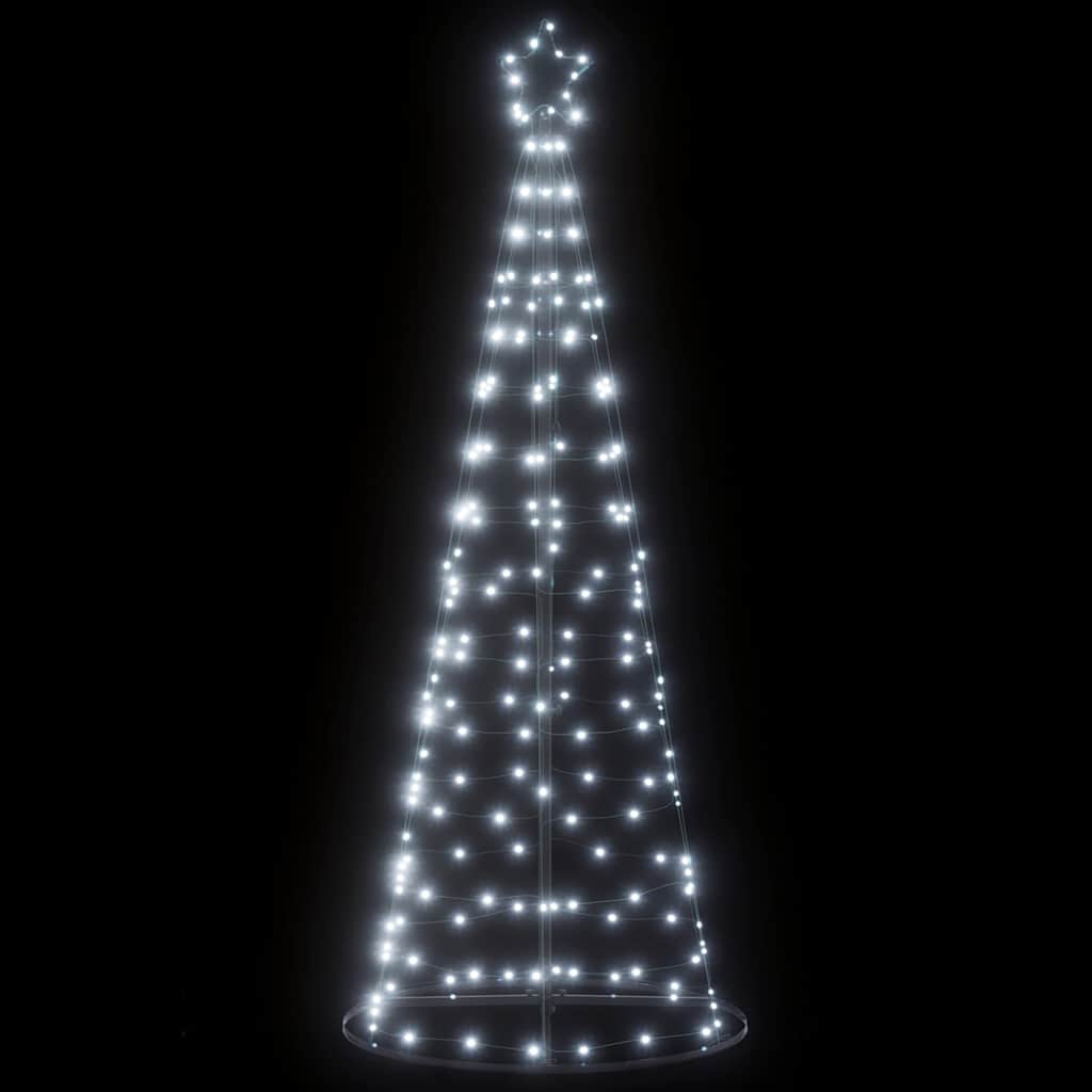 LED Kalėdų eglutė 200 LEDs Šalta Balta 182 cm