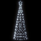 LED Kalėdų eglutė 200 LEDs Šalta Balta 182 cm