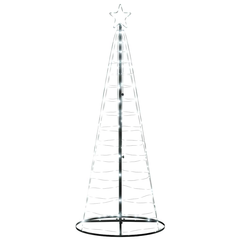 LED Kalėdų eglutė 200 LEDs Šalta Balta 182 cm