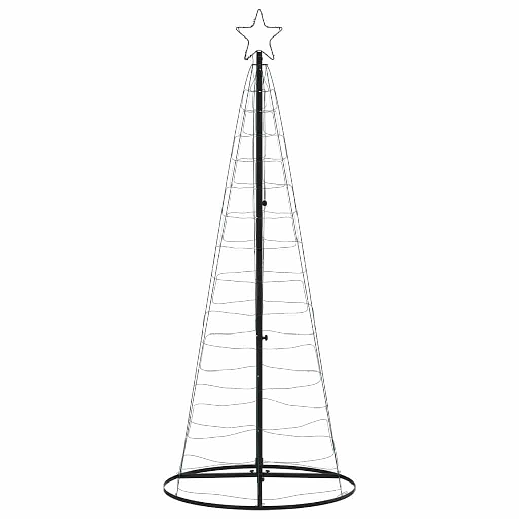 LED Kalėdų eglutė 200 LEDs Šalta Balta 182 cm