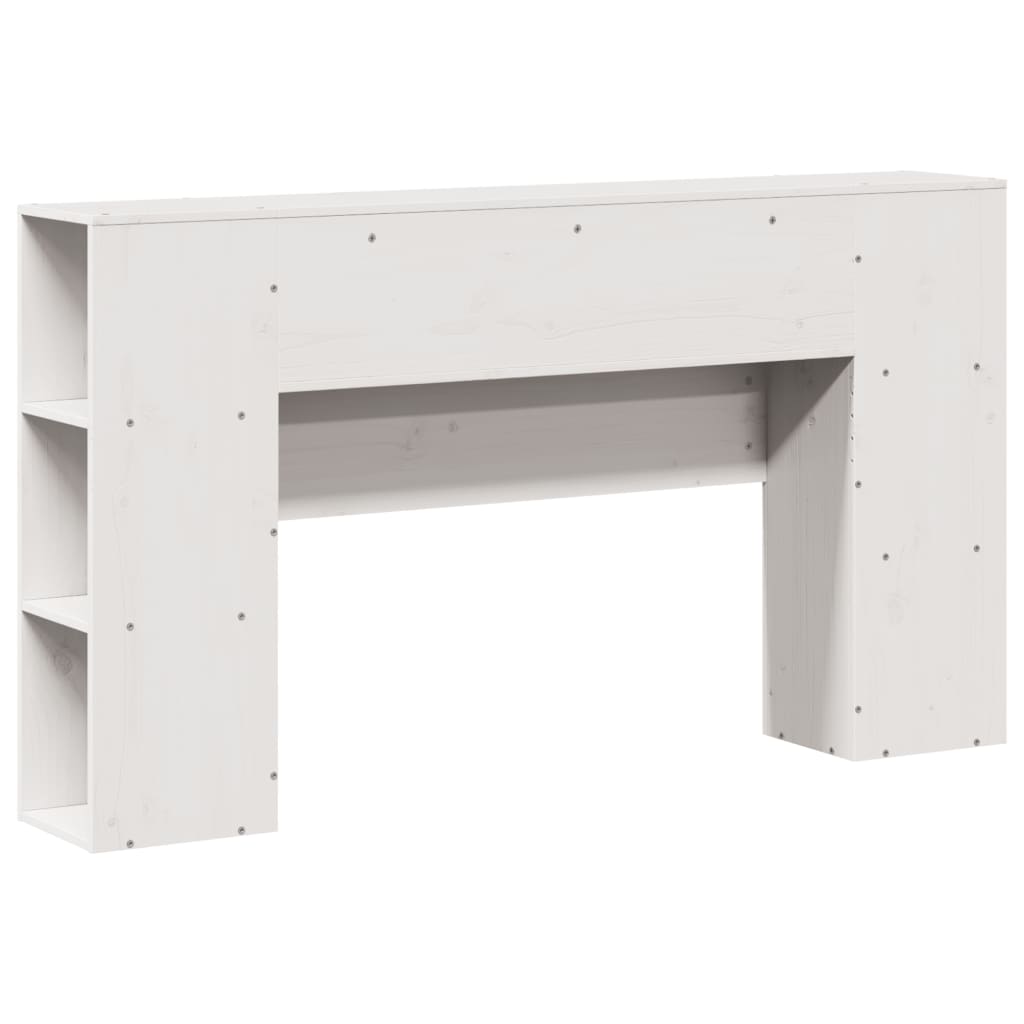 Galvūgalis su daiktų laikymo vieta, baltas, 160cm, pušis