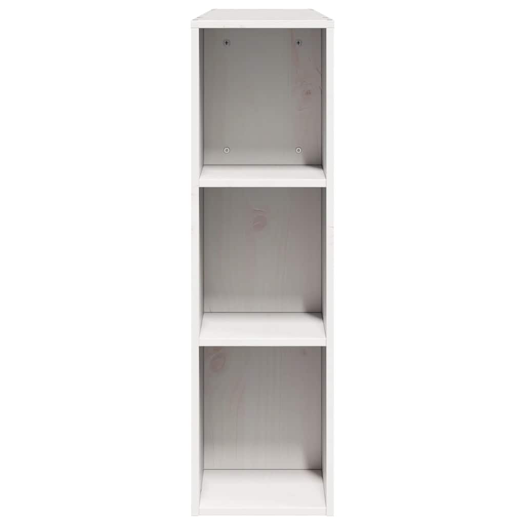Galvūgalis su daiktų laikymo vieta, baltas, 150cm, pušis