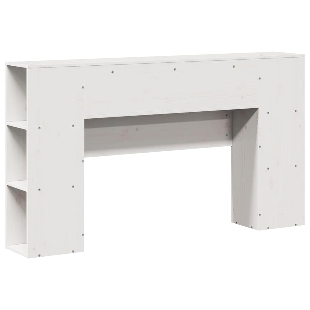Galvūgalis su daiktų laikymo vieta, baltas, 150cm, pušis