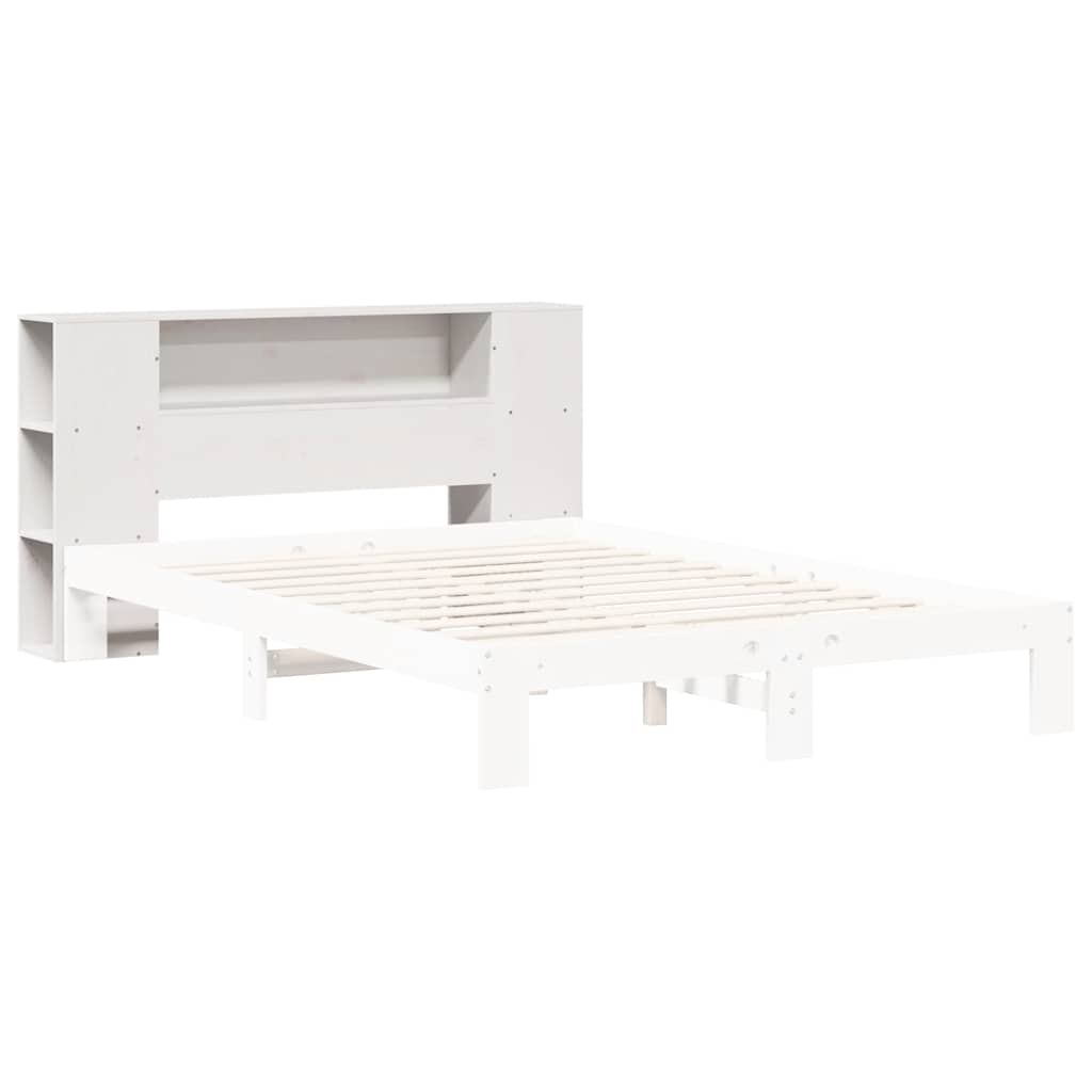 Galvūgalis su daiktų laikymo vieta, baltas, 150cm, pušis