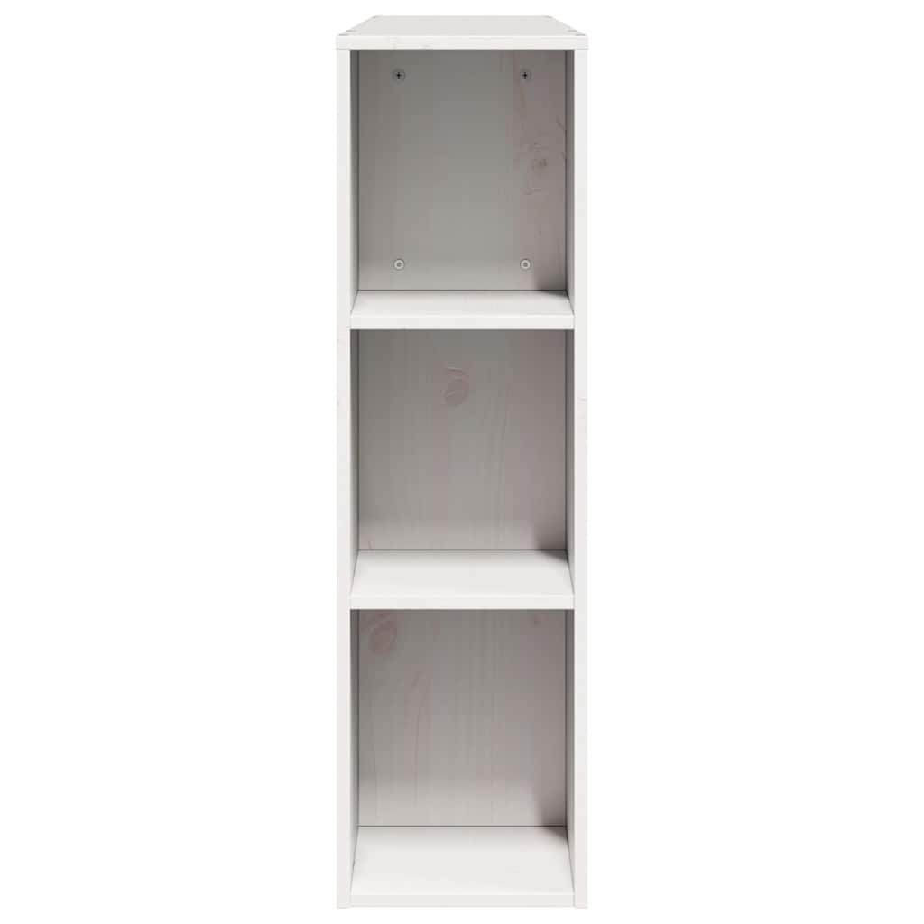 Galvūgalis su daiktų laikymo vieta, baltas, 140cm, pušis