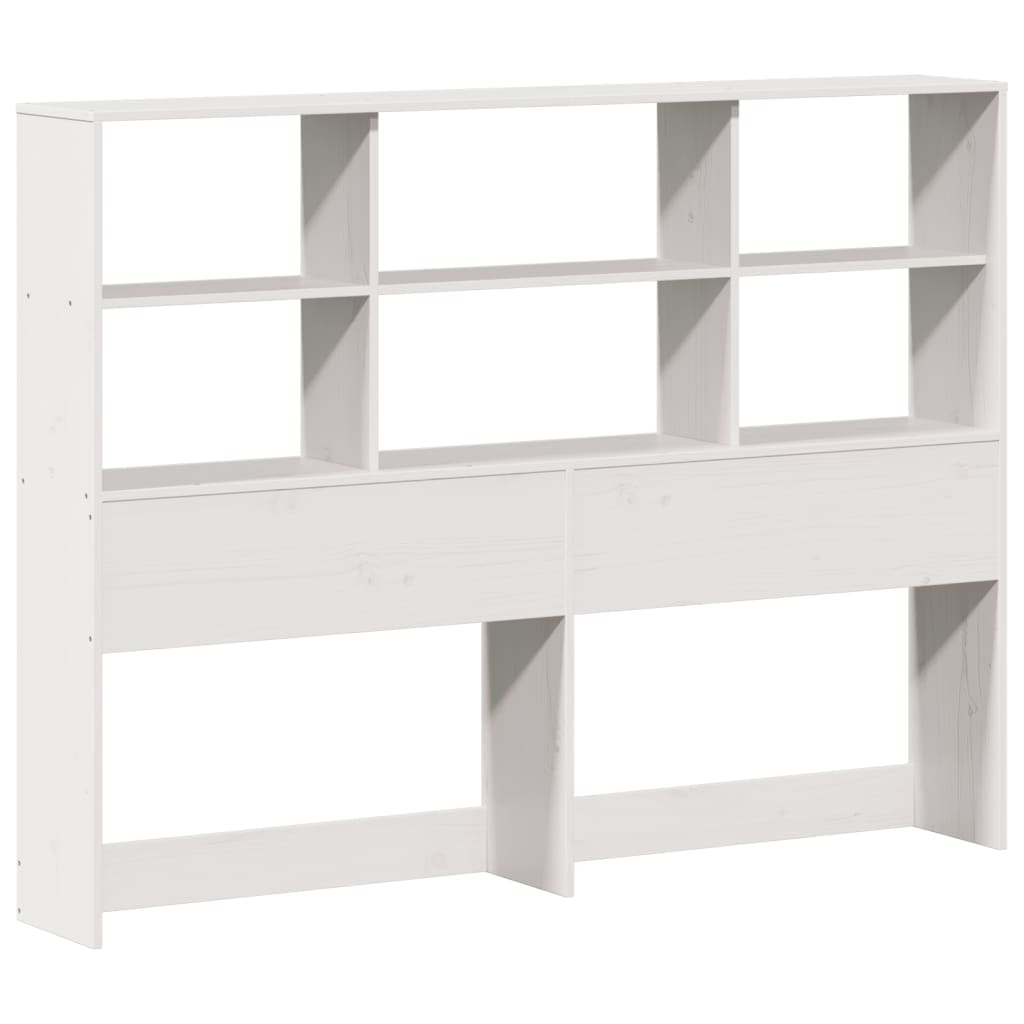 Galvūgalis su daiktų laikymo vieta, baltas, 160cm, pušis