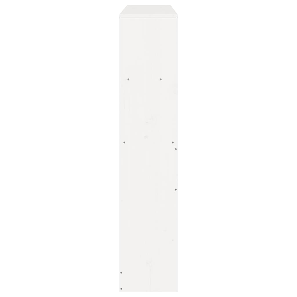 Galvūgalis su daiktų laikymo vieta, baltas, 160cm, pušis