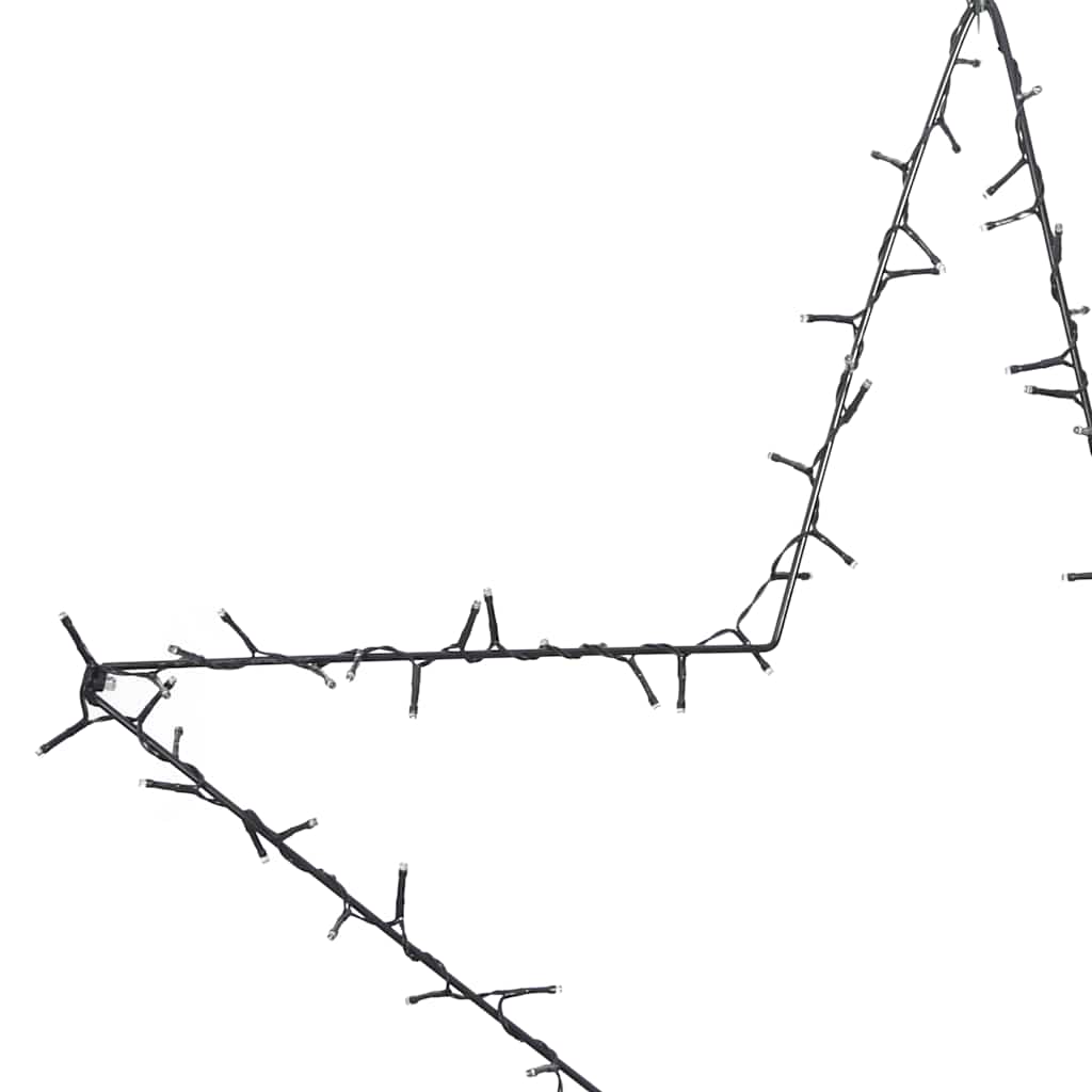 vidaXL Kalėdiniai žibintai Star Silhouette 115 LED šiltai balta
