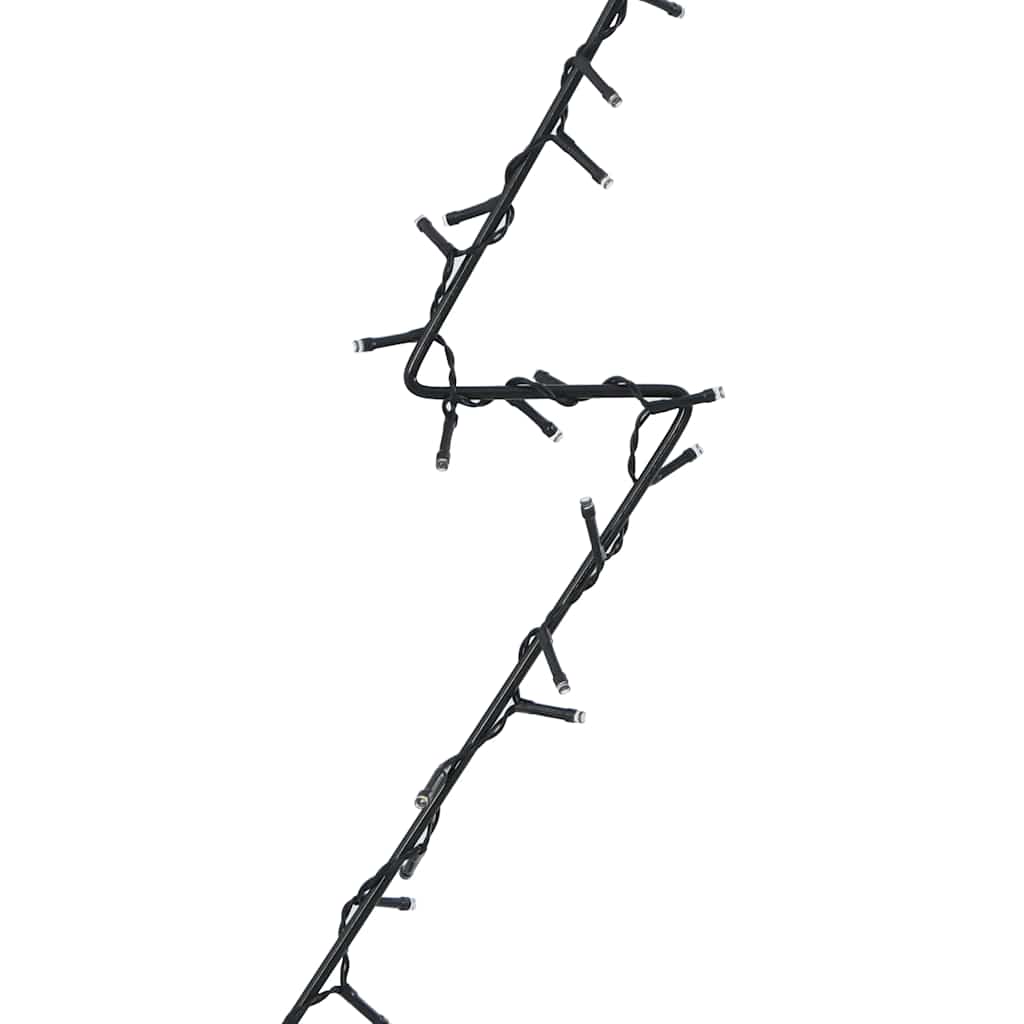 vidaXL Kalėdiniai žibintai Kalėdų eglutės siluetas 115LED šiltai balta