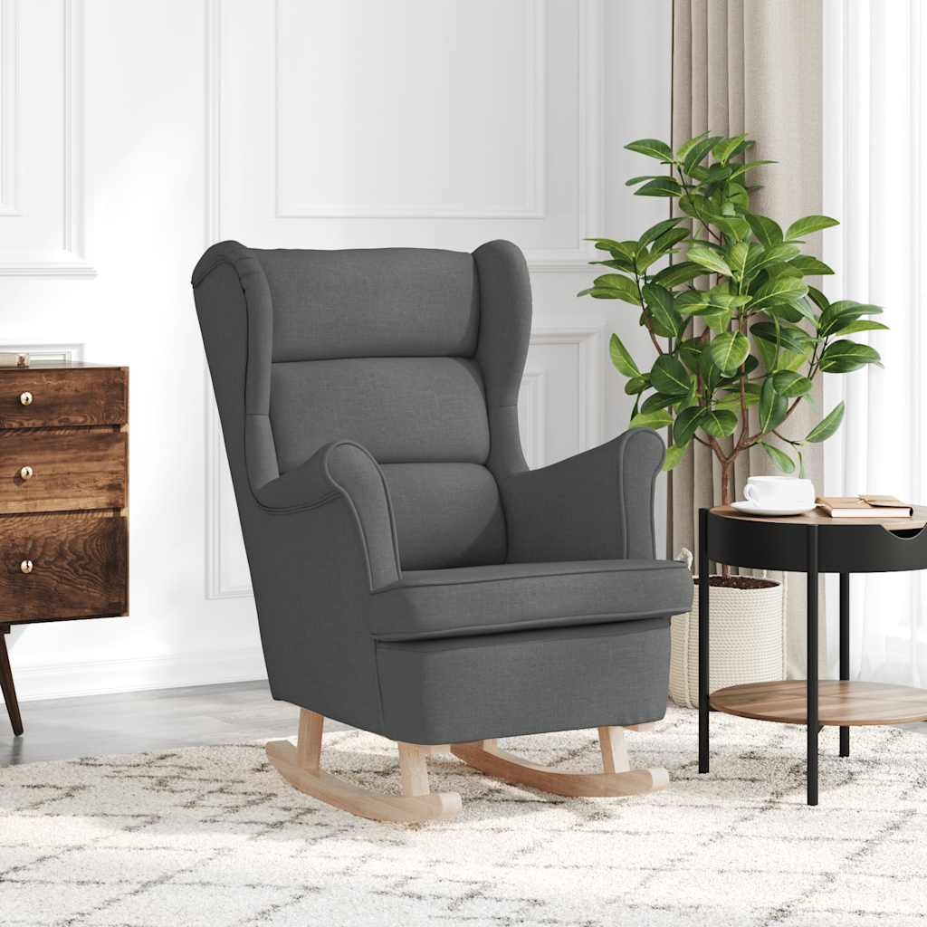 Supama kėdė Tamsiai pilka 74x90x102 cm Audinys