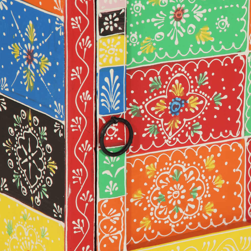 Spintelės prie lovos, 2vnt., įvairiaspalvis, 40x35x45cm