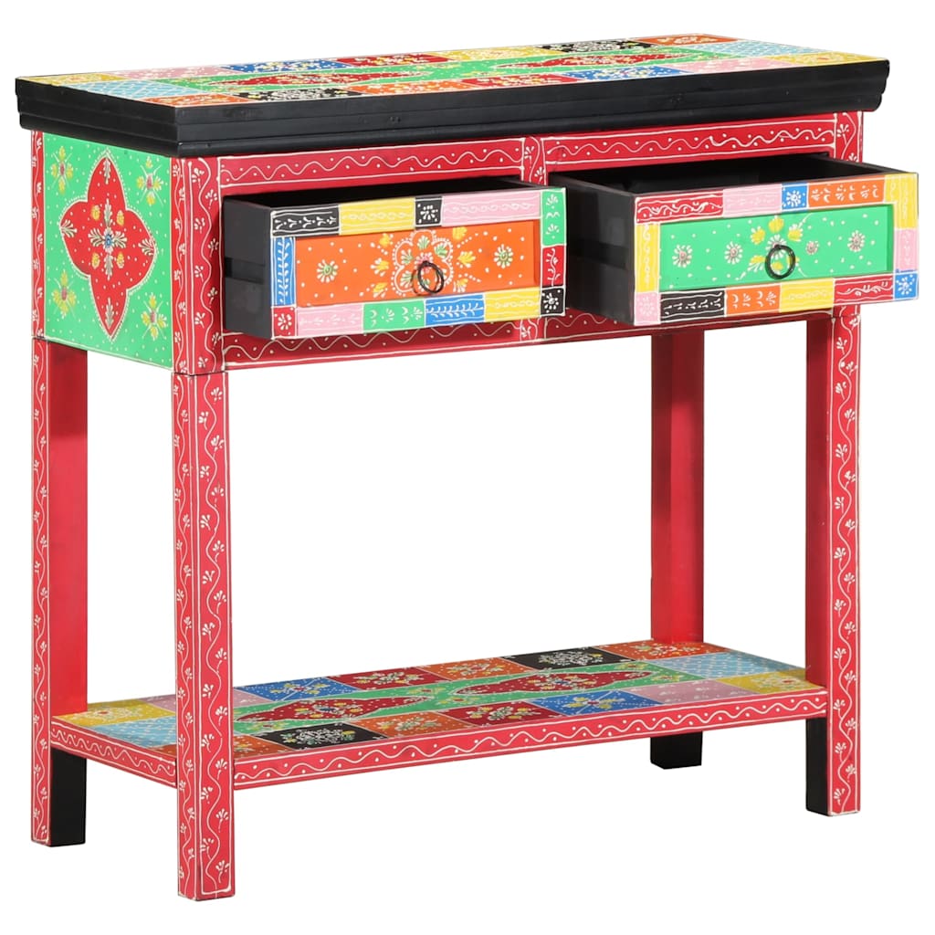Konsolinis stalas su stalčių Įvairiaspalvis 80 x 35 x 76 cm