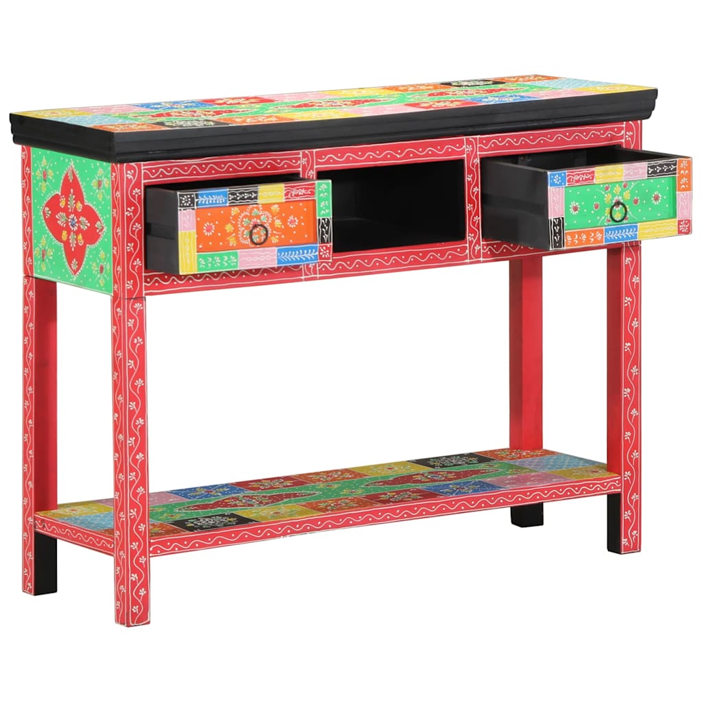 Konsolinis stalas su stalčių Įvairiaspalvis 100 x 30 x 75 cm