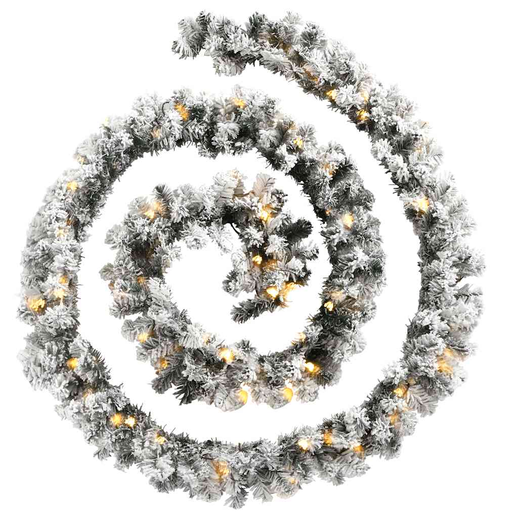 vidaXL Kalėdų girlianda su LED lemputėmis Green 10 m PVC