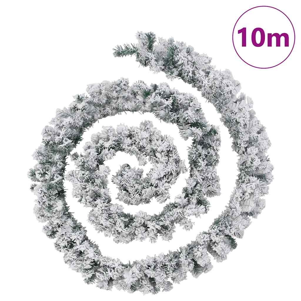 vidaXL Kalėdų girlianda su LED lemputėmis Green 10 m PVC