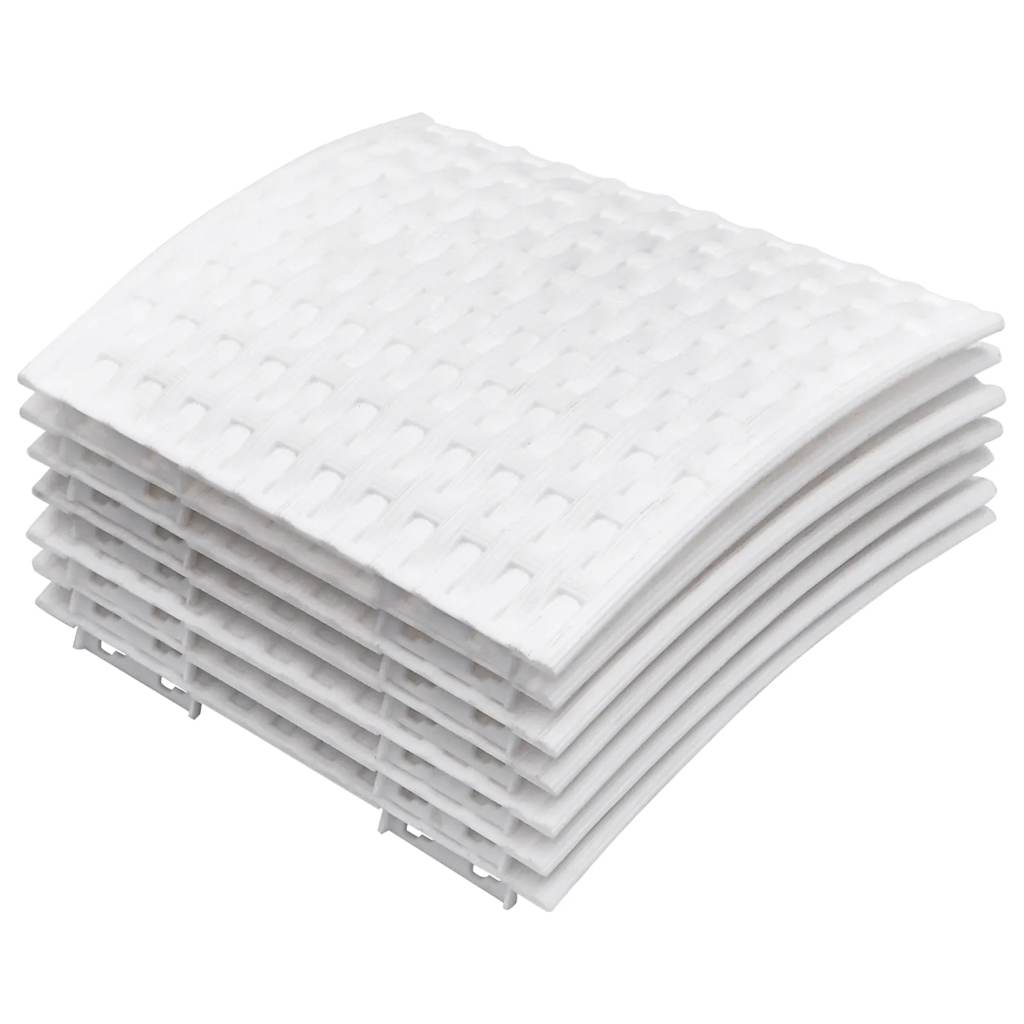 Kalėdų eglutės sijonas Baltas Ø56x23 cm Plastikas