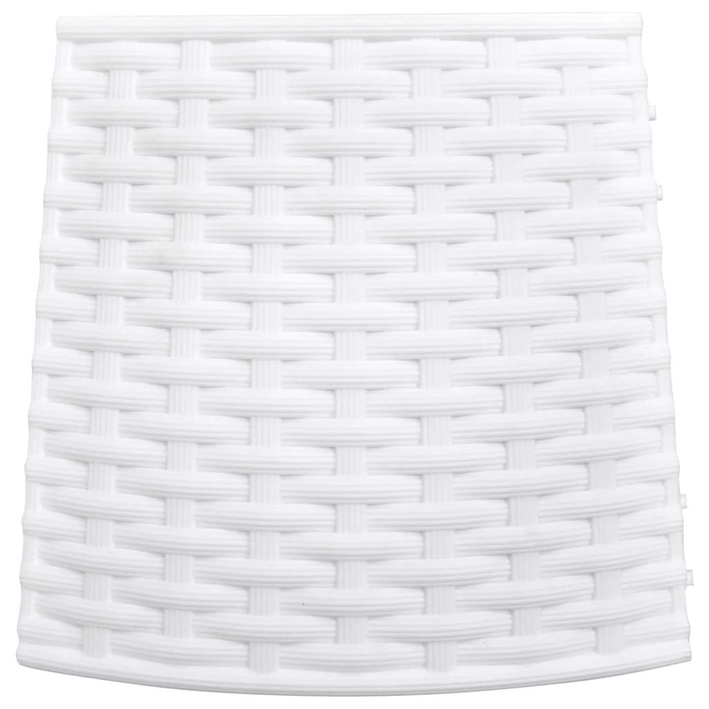 Kalėdų eglutės sijonas Baltas Ø56x23 cm Plastikas