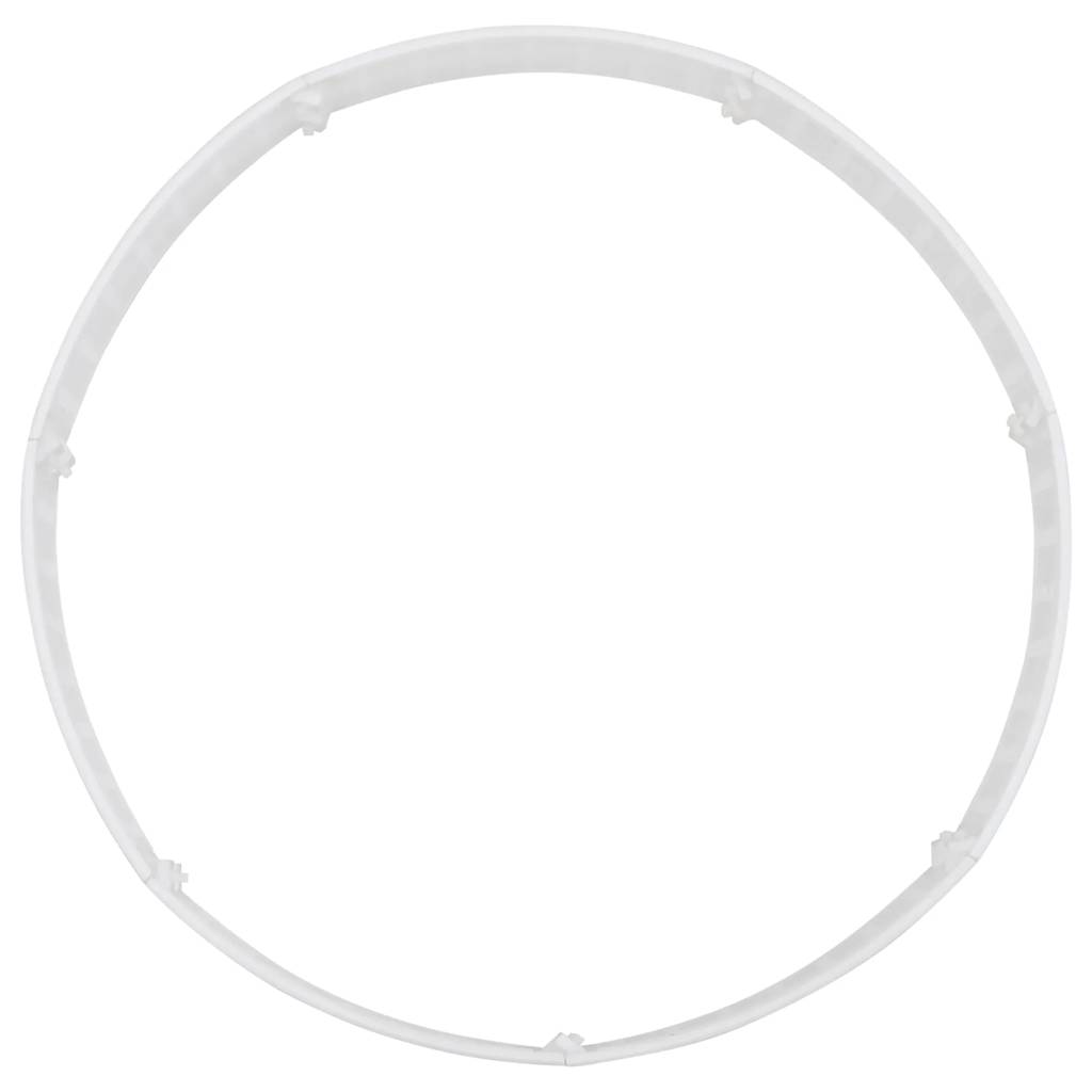 Kalėdų eglutės sijonas Baltas Ø56x23 cm Plastikas