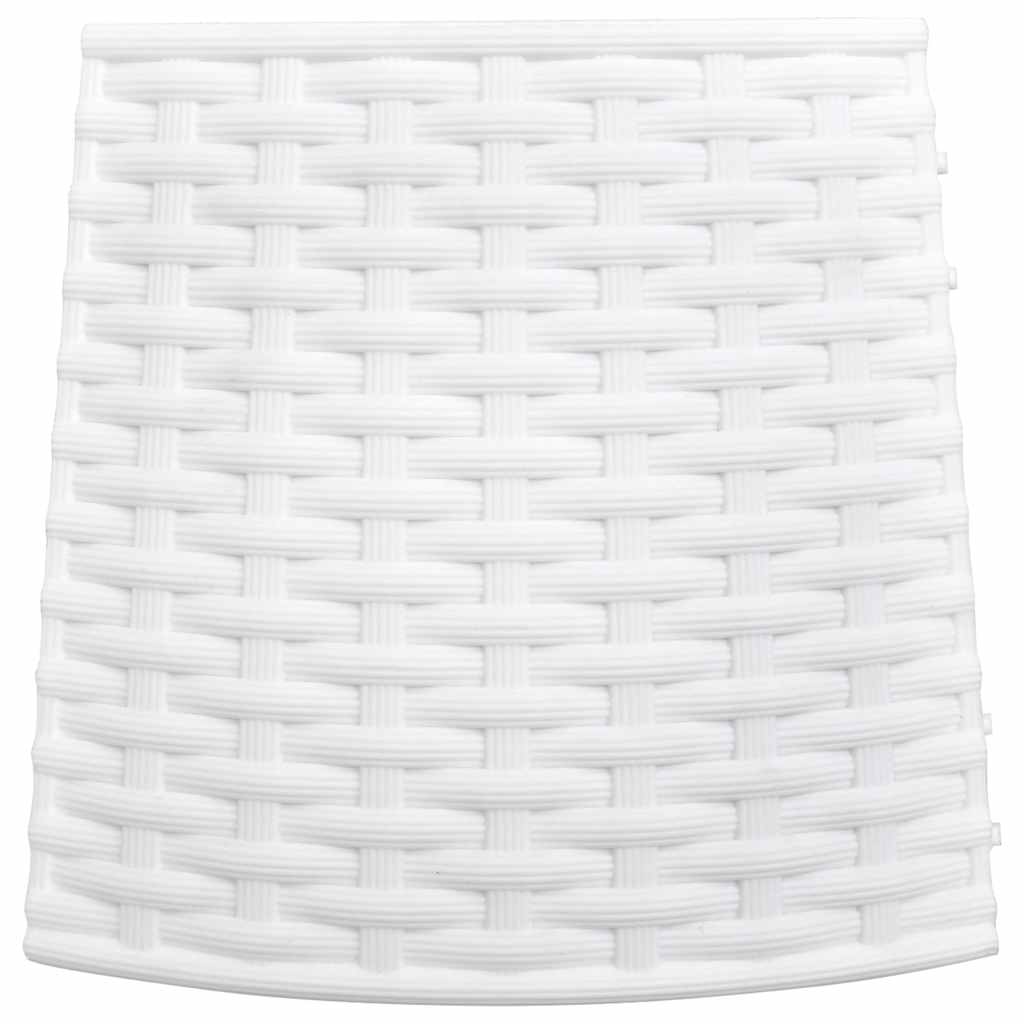 Kalėdų eglutės sijonas Baltas Ø65x23 cm Plastikas