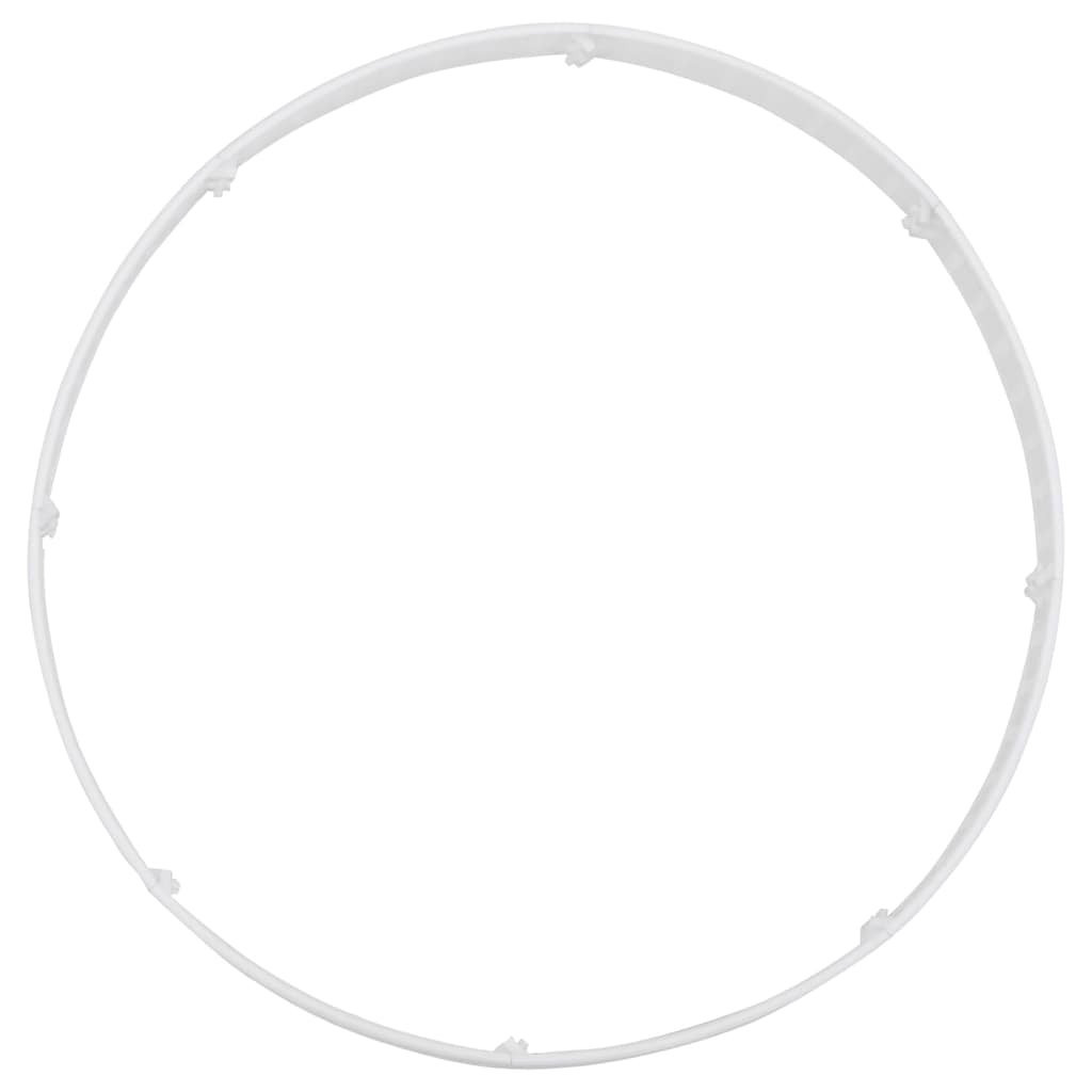 Kalėdų eglutės sijonas Baltas Ø65x23 cm Plastikas