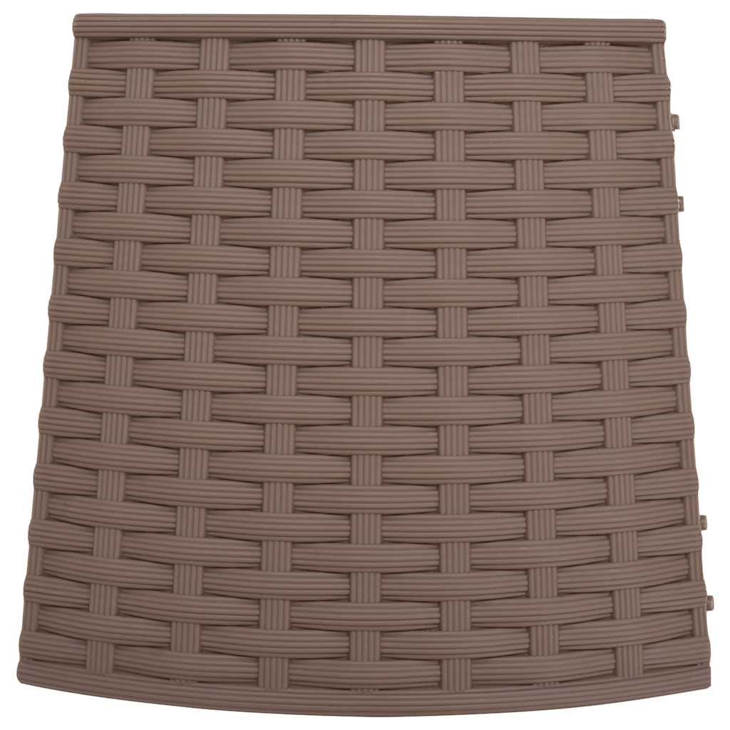 Kalėdų eglutės sijonas Rudas Ø65x23 cm Plastikas