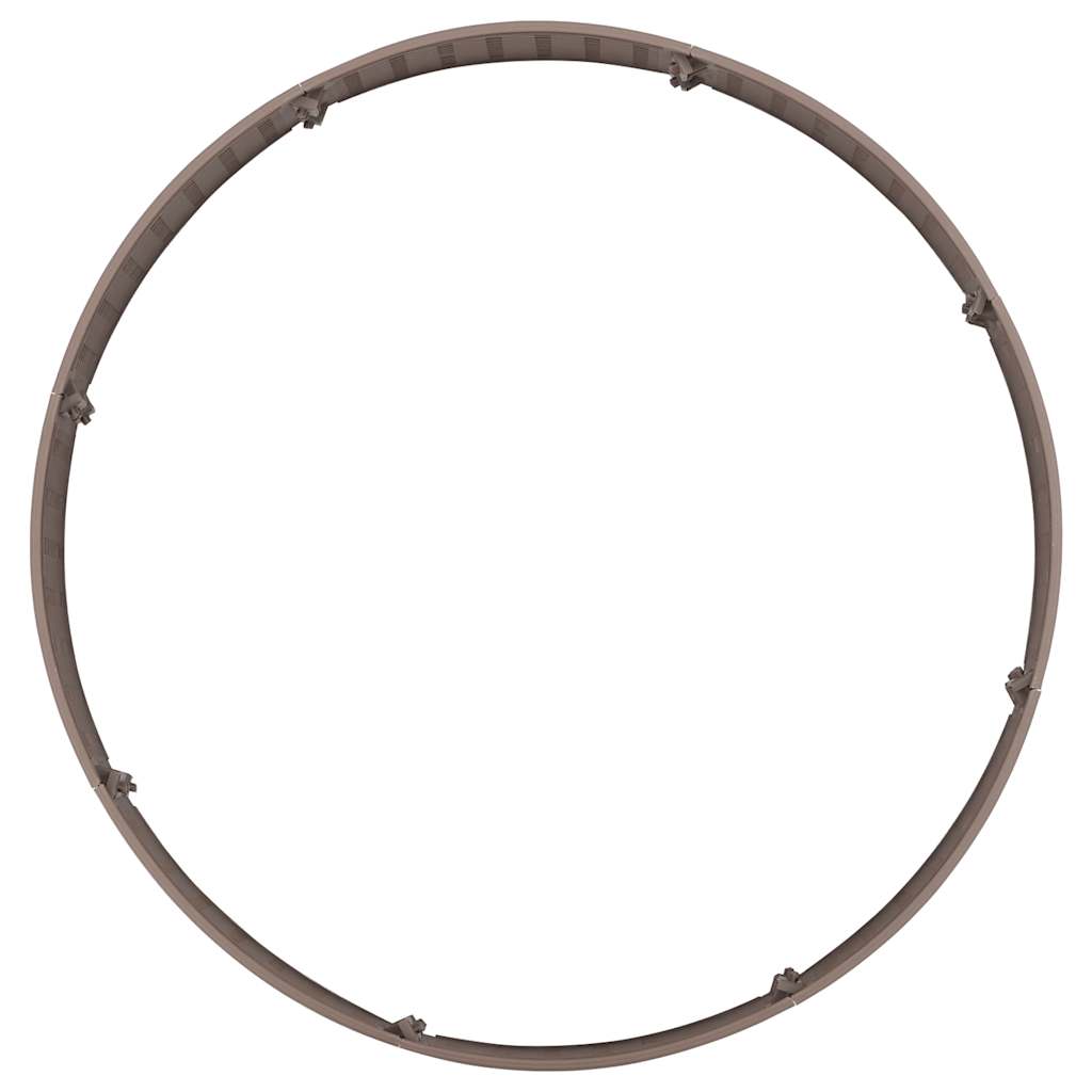 Kalėdų eglutės sijonas Rudas Ø65x23 cm Plastikas