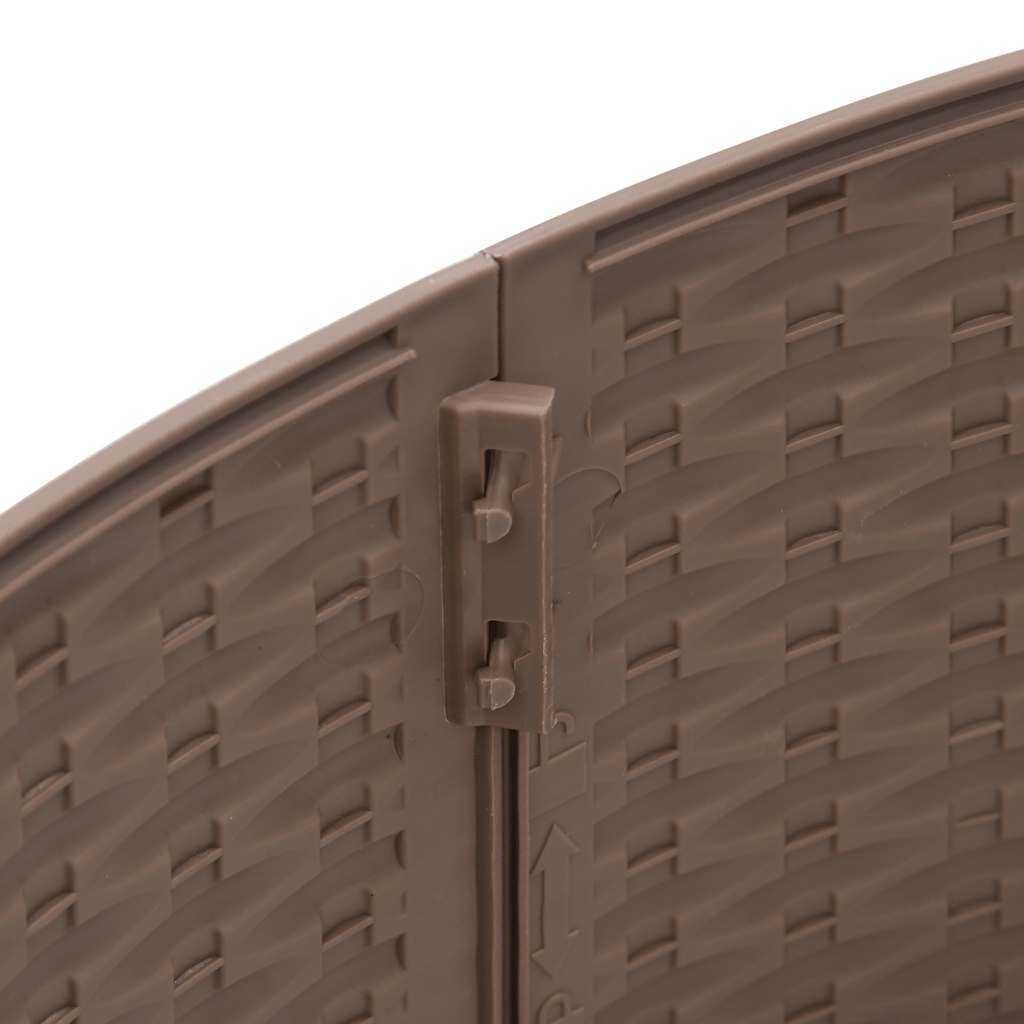 Kalėdų eglutės sijonas Rudas Ø65x23 cm Plastikas