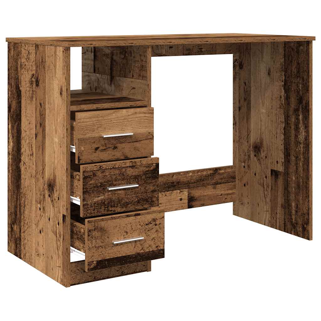 Rašomasis stalas Old Wood 102x76x50 cm Inžinierinė mediena