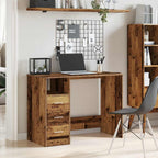 Rašomasis stalas Old Wood 102x76x50 cm Inžinierinė mediena