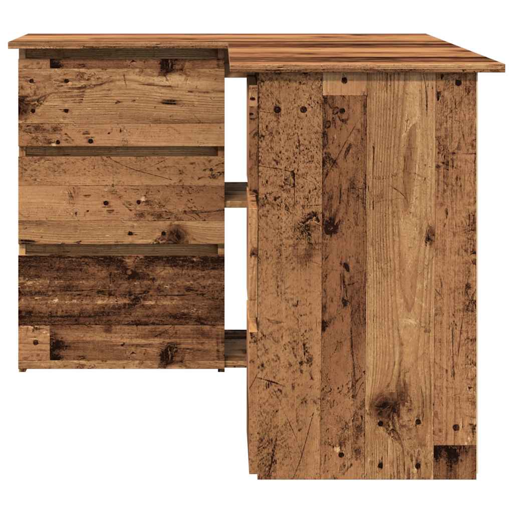 kampinis rašomasis stalas Senas medis 145x100x76 cm