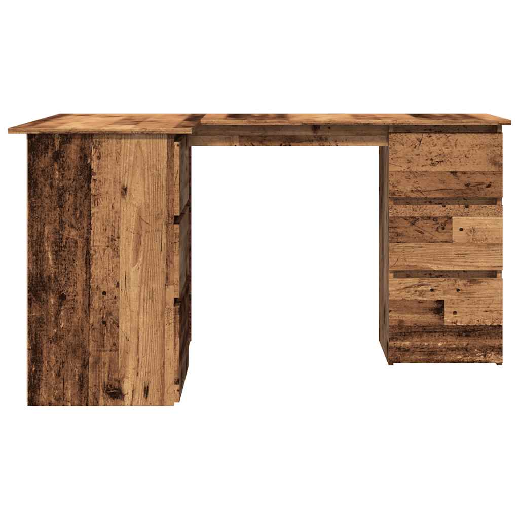 kampinis rašomasis stalas Senas medis 145x100x76 cm