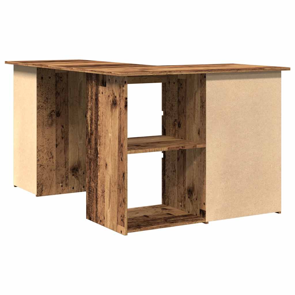 kampinis rašomasis stalas Senas medis 145x100x76 cm