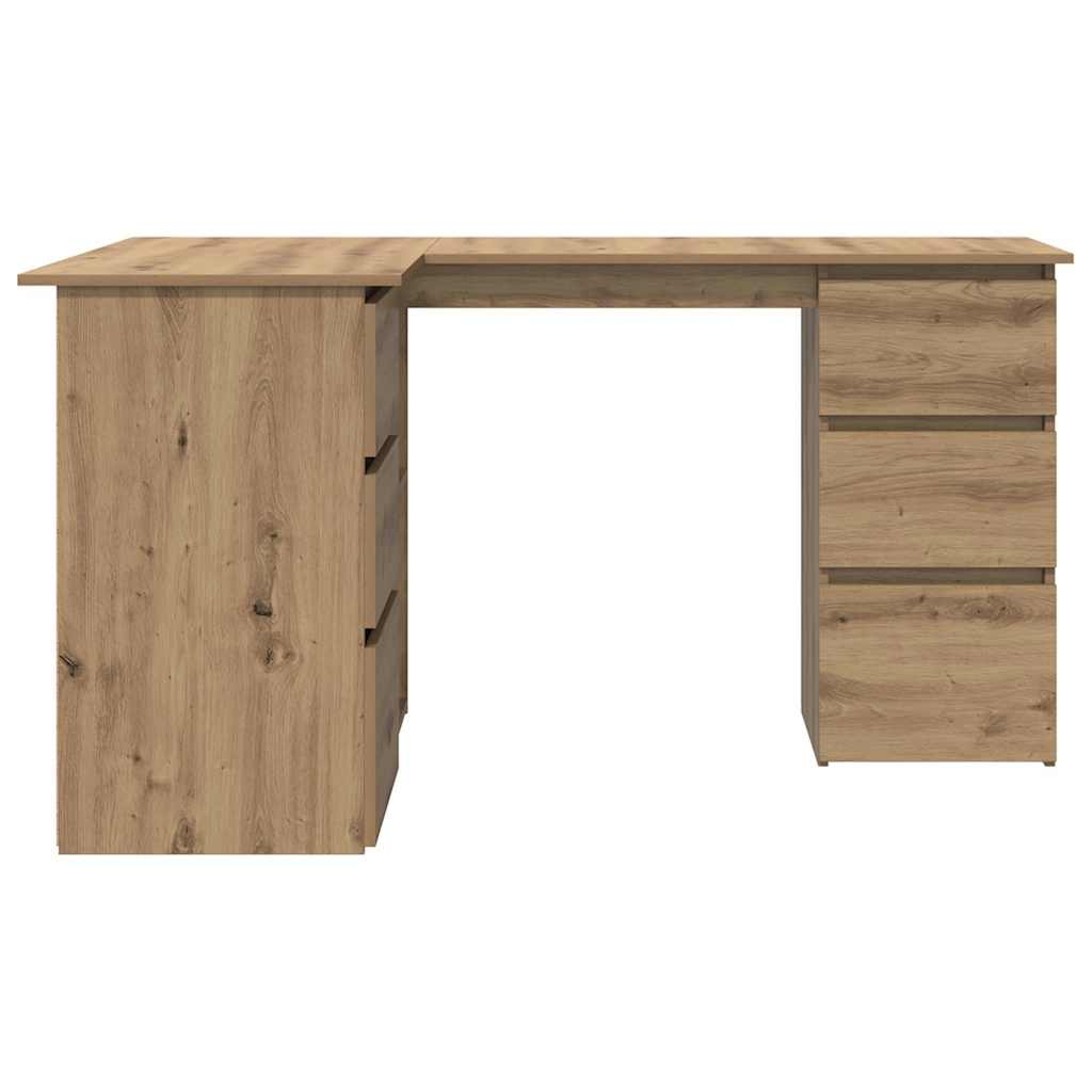 Kampinis rašomasis stalas, artisano, 145x100x76cm, mediena