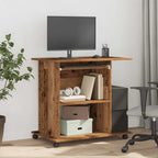Kompiuterio stalas Senas medis 80x50x75 cm Engineered Wood