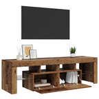 Televizoriaus spintelė su LED, medienos, 140x36,5x40cm, mediena