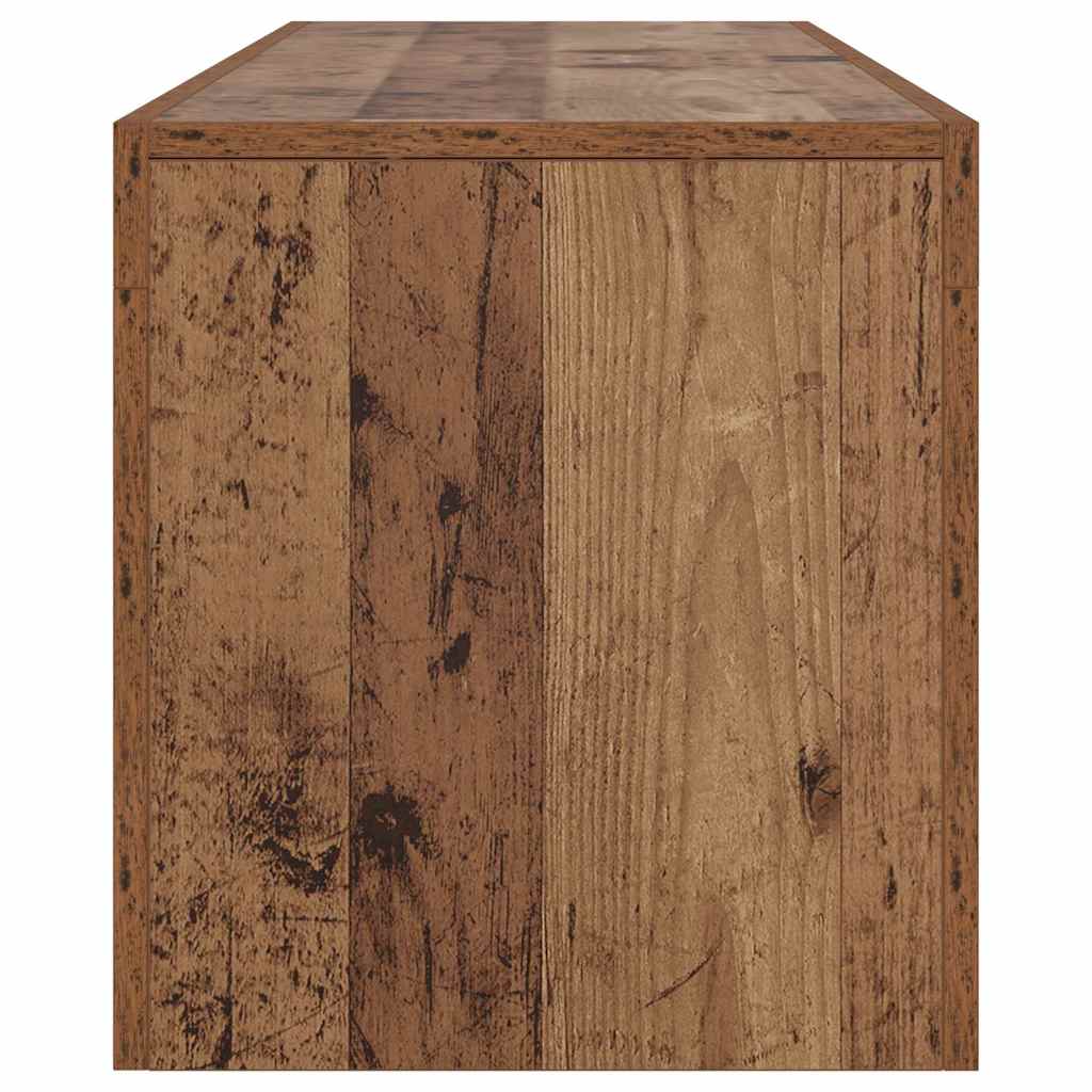 Televizoriaus spintelė su LED, medienos, 140x36,5x40cm, mediena