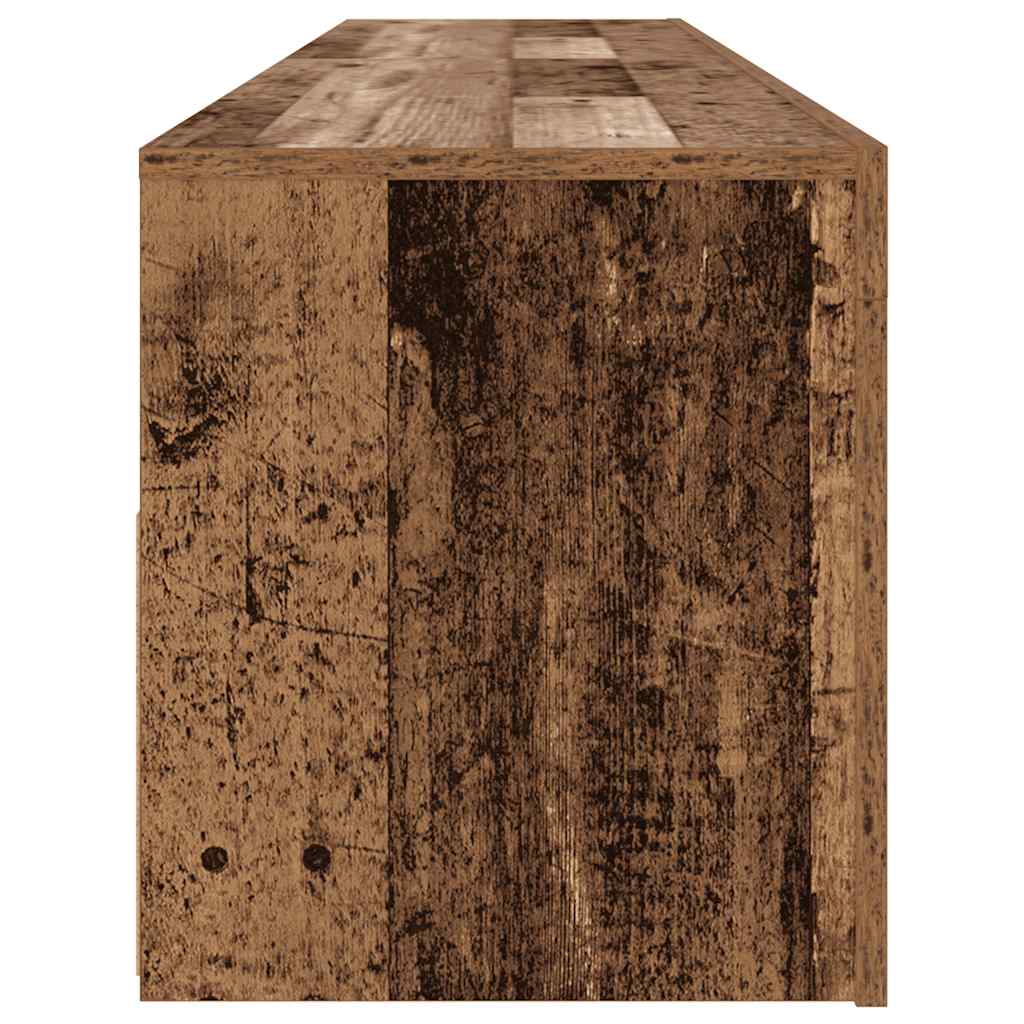 Televizoriaus spintelė su LED, medienos, 120x35x40cm, mediena