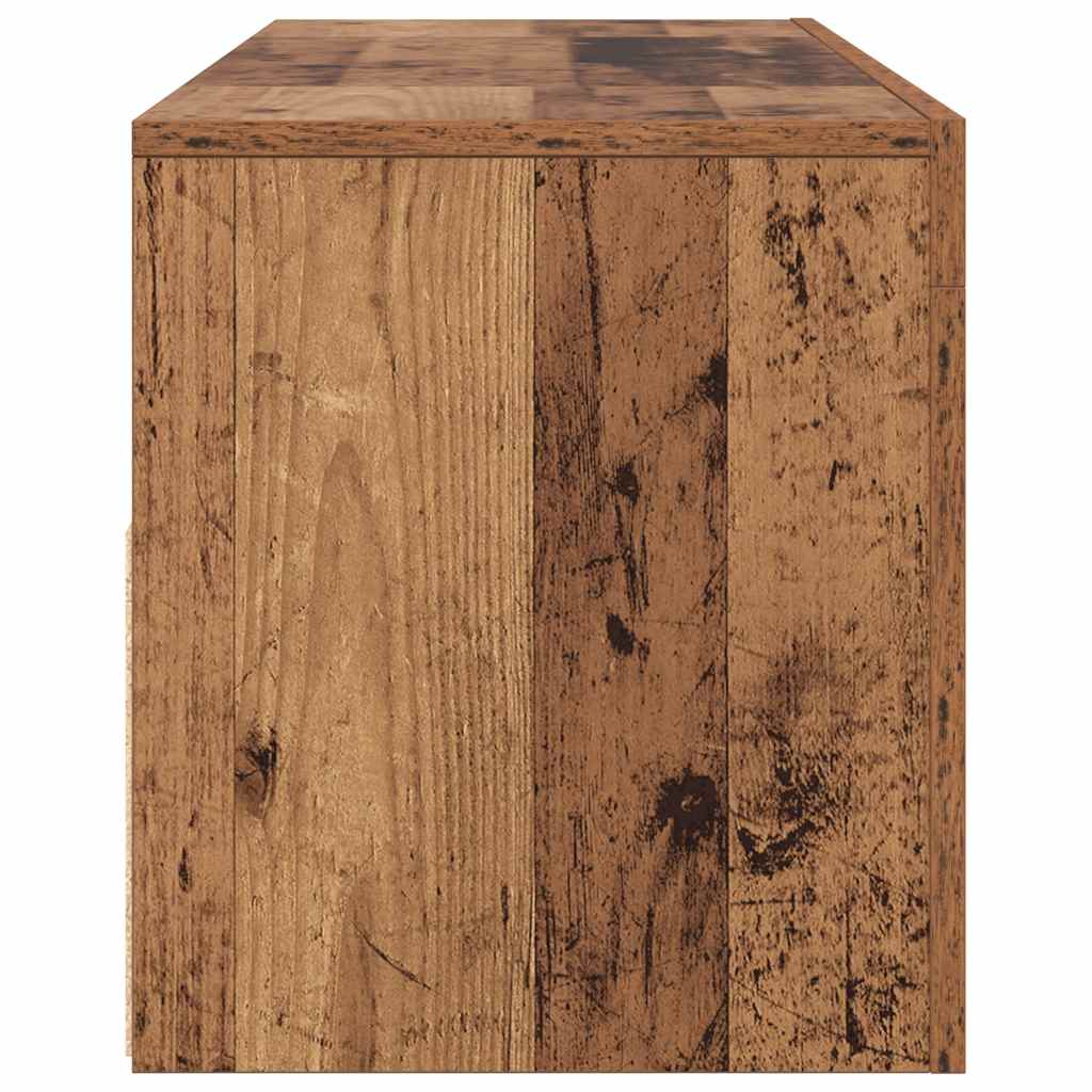 Televizoriaus spintelė su LED, medienos, 120x35x40cm, mediena