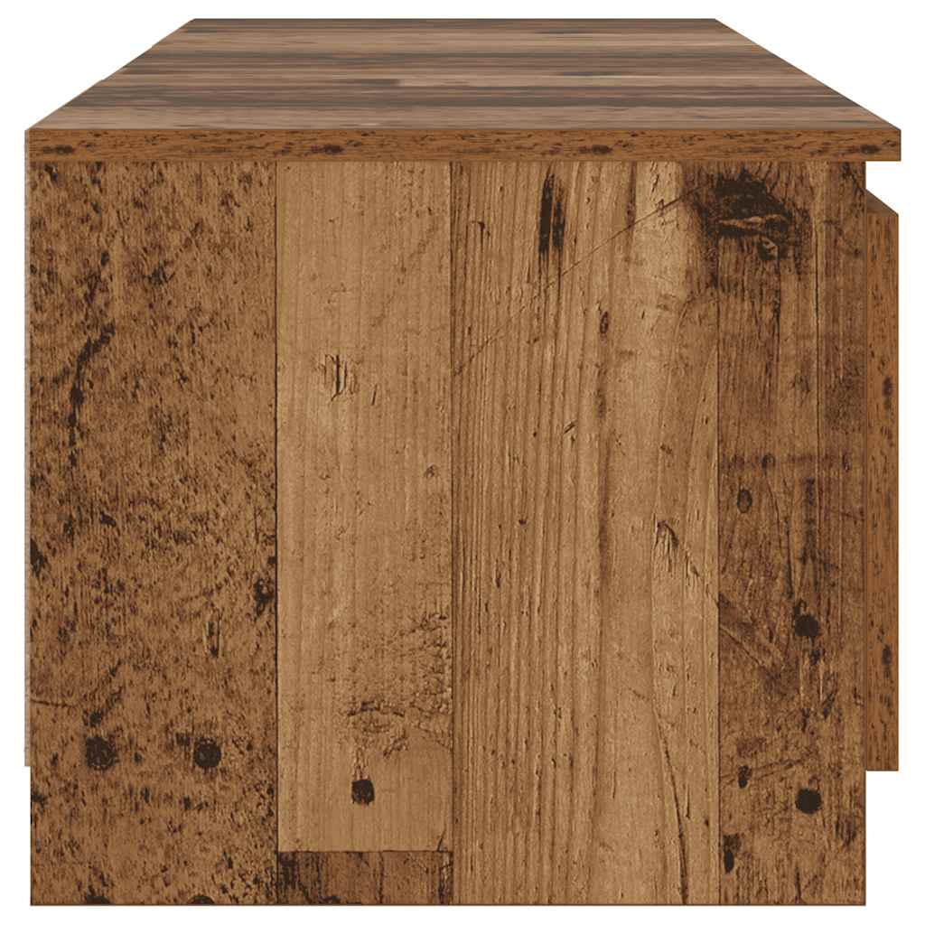 televizoriaus spintelė su LED lemputėmis Sena mediena