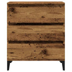 Šoninė spintelė, sena mediena 60x35x70 cm, inžinierinė mediena