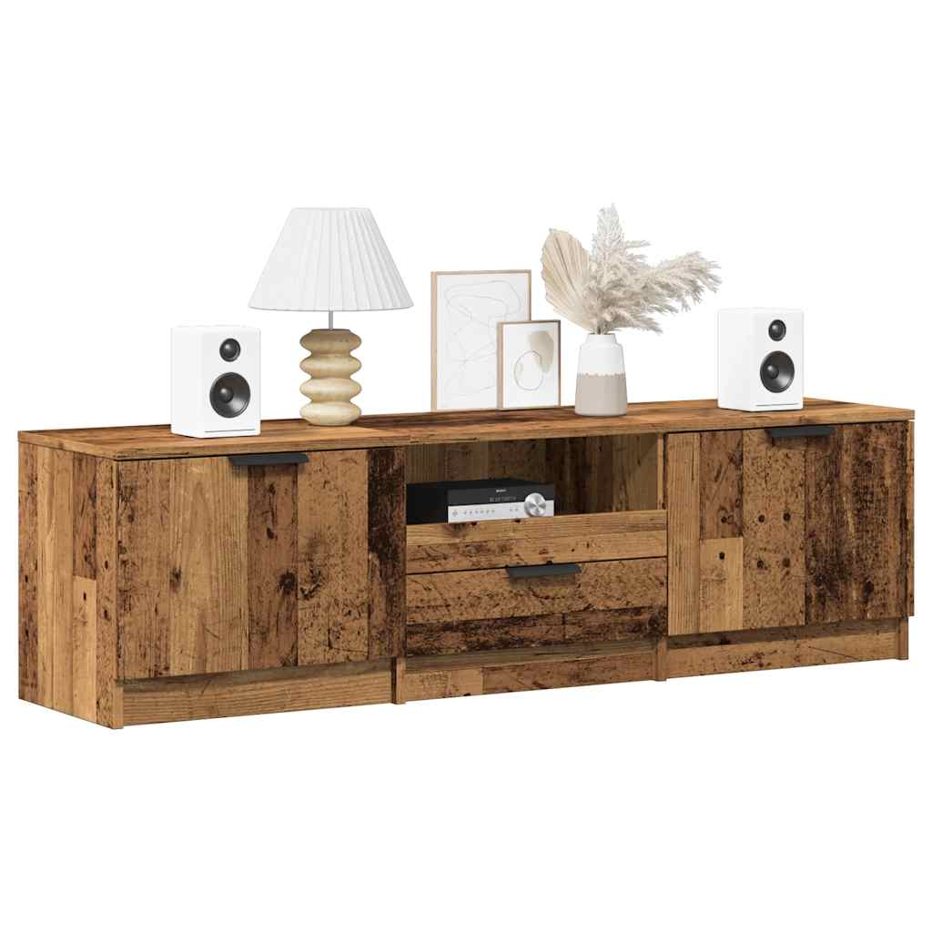 televizoriaus spintelė Old Wood 140x35x40 cm Engineered Wood