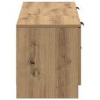 TV spintelė, ąžuolo spalvos, 140x35x40cm, inžinerinė mediena