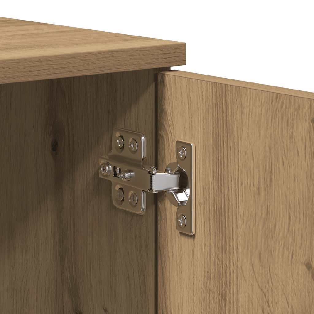 TV spintelė, ąžuolo spalvos, 140x35x40cm, inžinerinė mediena