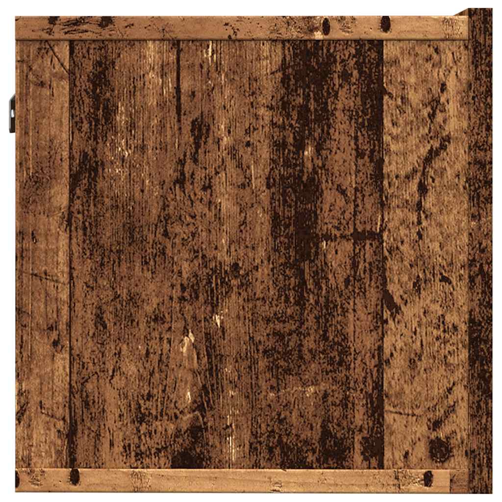 Sieninės TV spintelės, 2vnt., sendintos medienos, 80x30x30cm